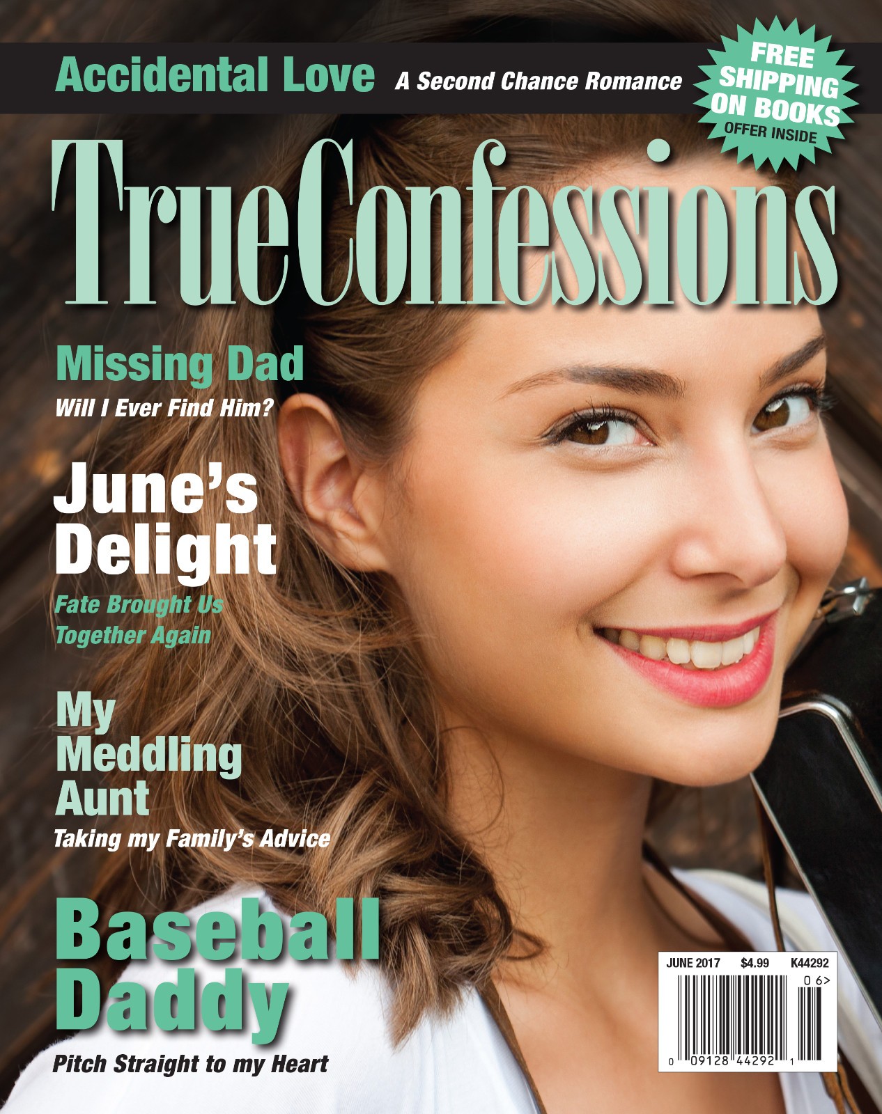 2017 True Confessions Magazines, 7 months, Jan, Feb, Mar, Apr, May, Jun & Jul.