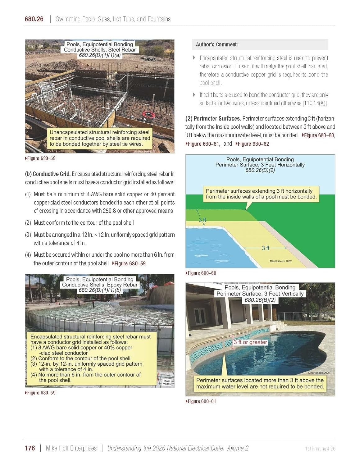2026 Mike Holt&rsquo;s Understanding the NEC, Volume 1 & 2 Textbook Set Exam Prep.