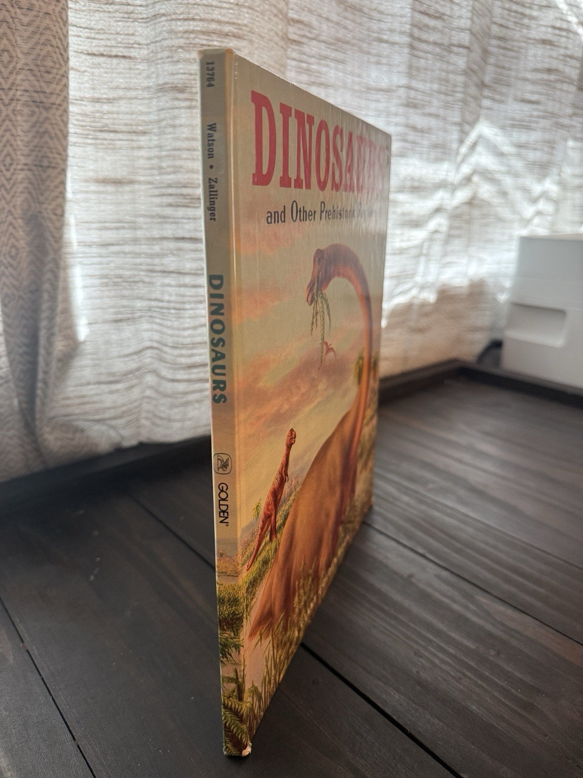 Vintage Children’s Book: Dinosaurs and Other Prehistoric Reptiles Hardcover