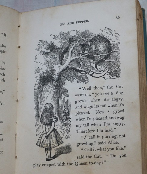 Scarce Antique Alice&rsquo;s Adventures in Wonderland, Illust John Tenniel, 1893