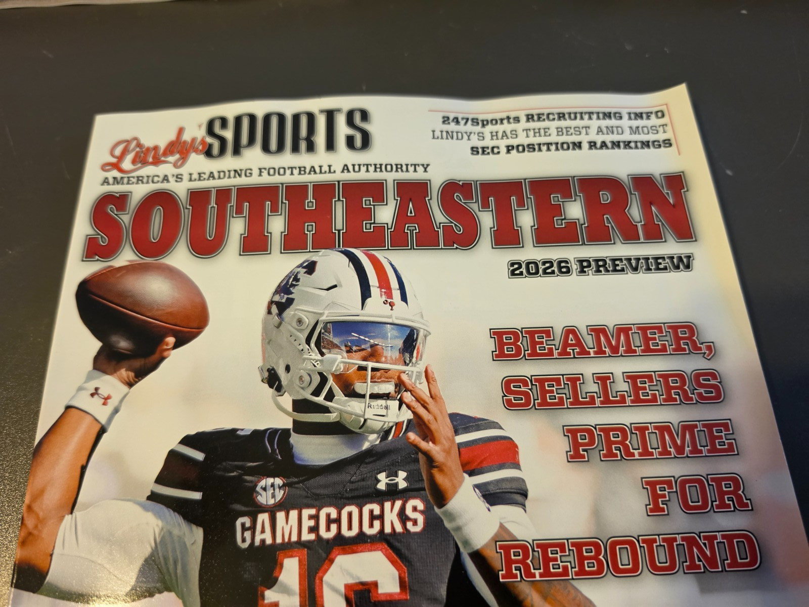 Southeastern 2026 Preview Magazine by Lindy&rsquo;s Sports -Leading Football Authority