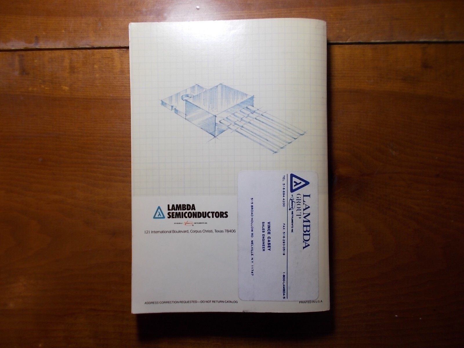 LAMDA SEMICONDUCTORS DATABOOK 1988 VOL.# 1 SC 9&Prime;X6&Prime; 448 pages combo shipping YES