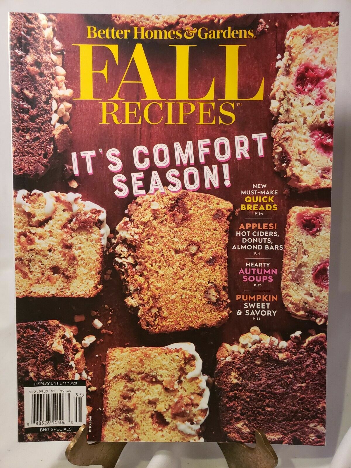 Better Homes & Gardens FALL RECIPES – 2020 – It&rsquo;s Comfort Season BHG SPECIALS