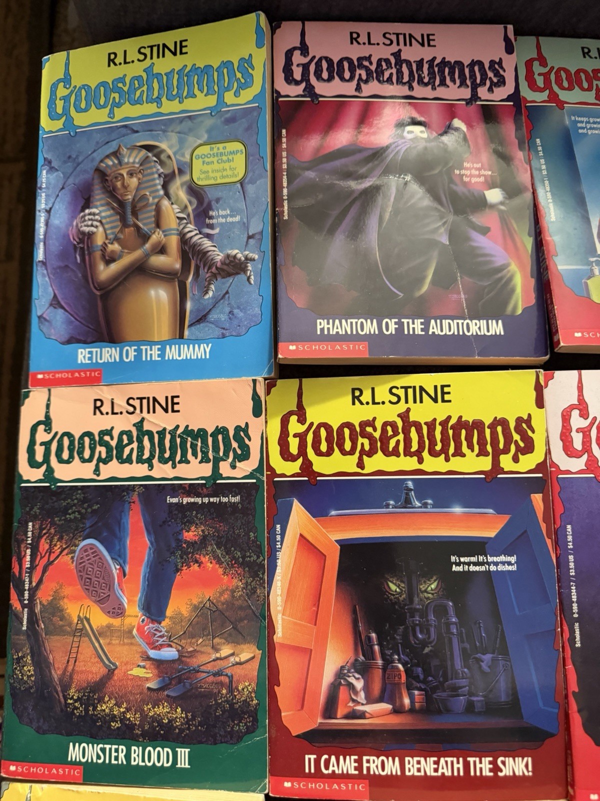 Mixed Lot of 33 Goosebumps 90s Books R.L Stine
