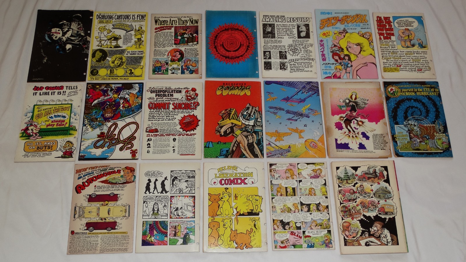 Underground Comix Mixed Lot All Printings 1960&rsquo;s/1970&rsquo;s Last Gasp Rip Off Apex