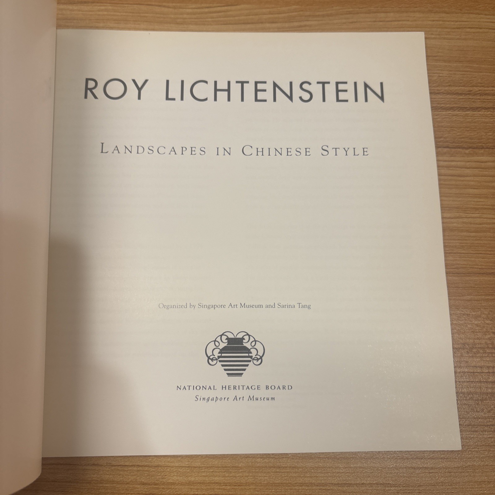 Roy Lichtenstein Landscapes In Chinese Style 1998 Book In English/Chinese