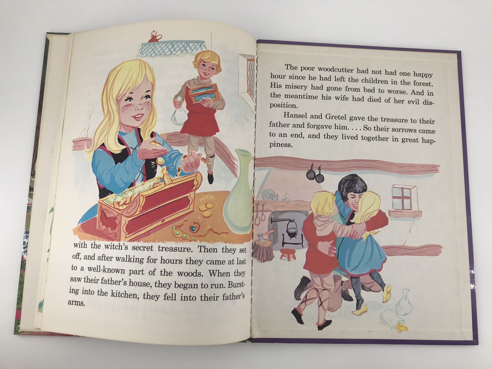Hansel And Gretel – A Rand McNally Giant Book 1960 – Oversized 12.25” x 9.25”