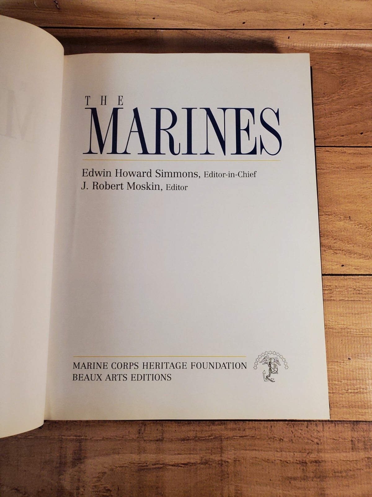 The Marines Published by the Marine Corps Heritage Foundation Hardcover 1998 G31