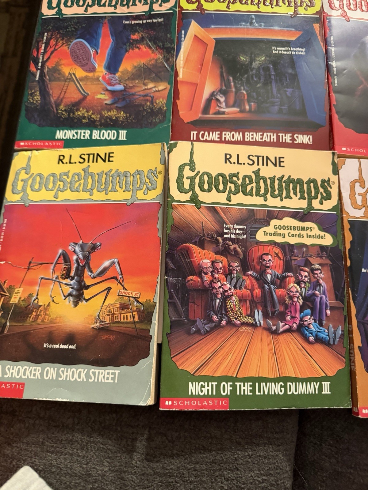 Mixed Lot of 33 Goosebumps 90s Books R.L Stine