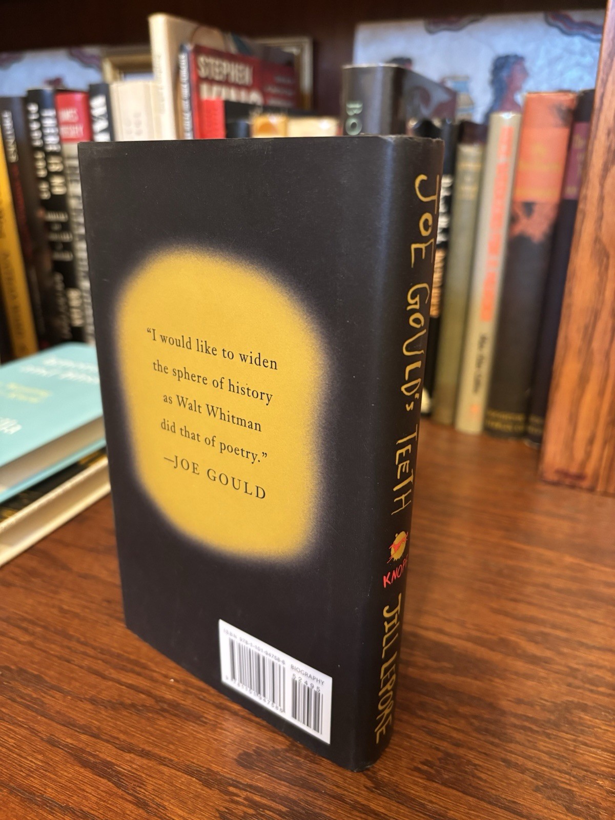 Joe Gould’s Teeth. Jill Lepore. 1st HC Ptg. Knopf 2016 Fine Unread