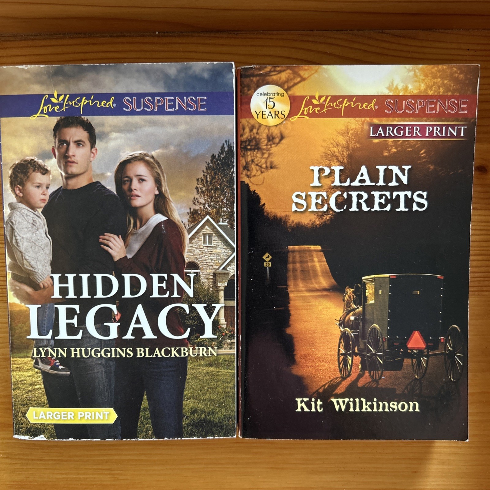 Love Inspired Suspense Inspirational Romance Paperback Larger Print Lot of 25