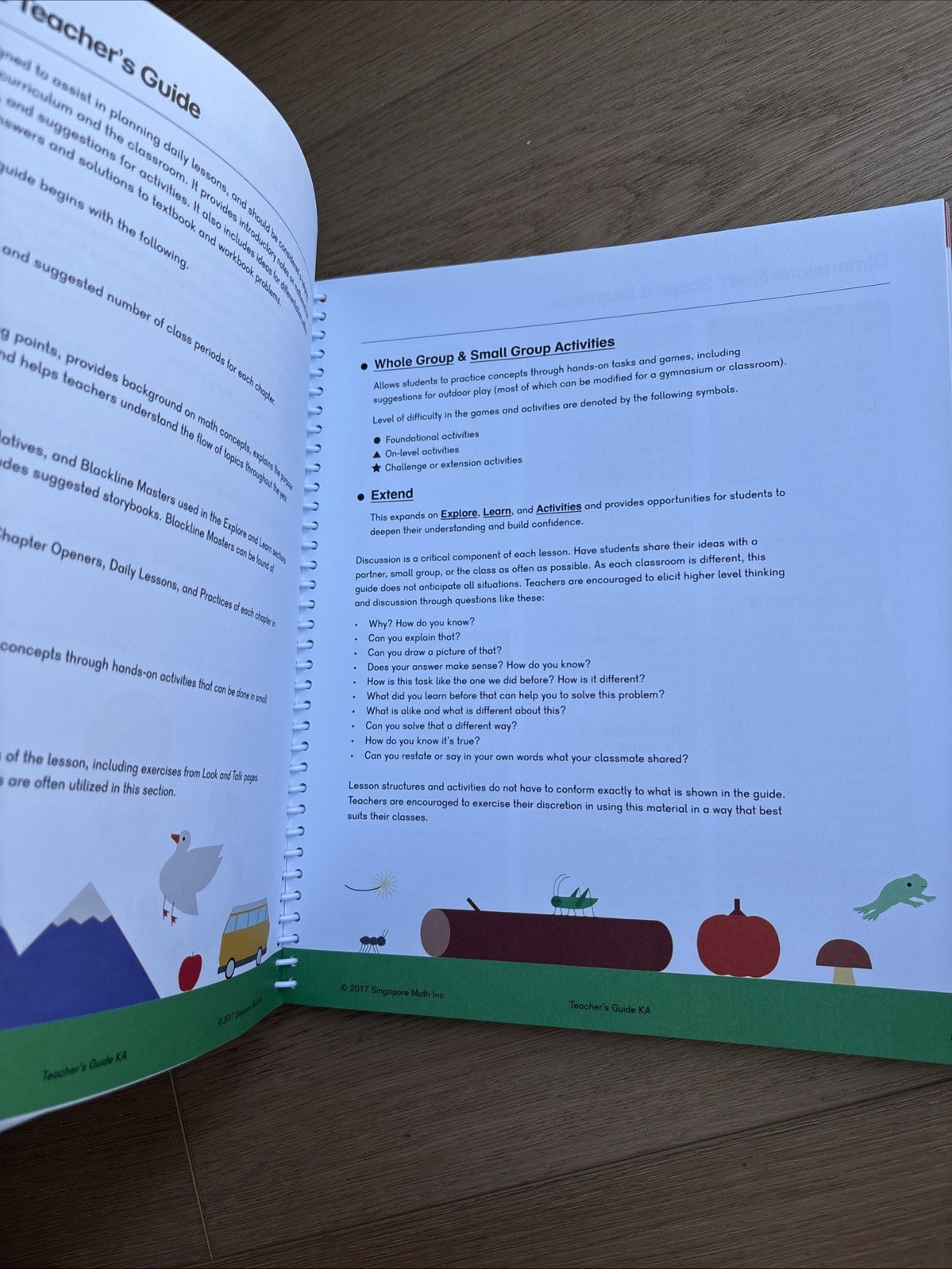 Dimensions Math Teacher&rsquo;s Guide KA by Not Available (Spiral)