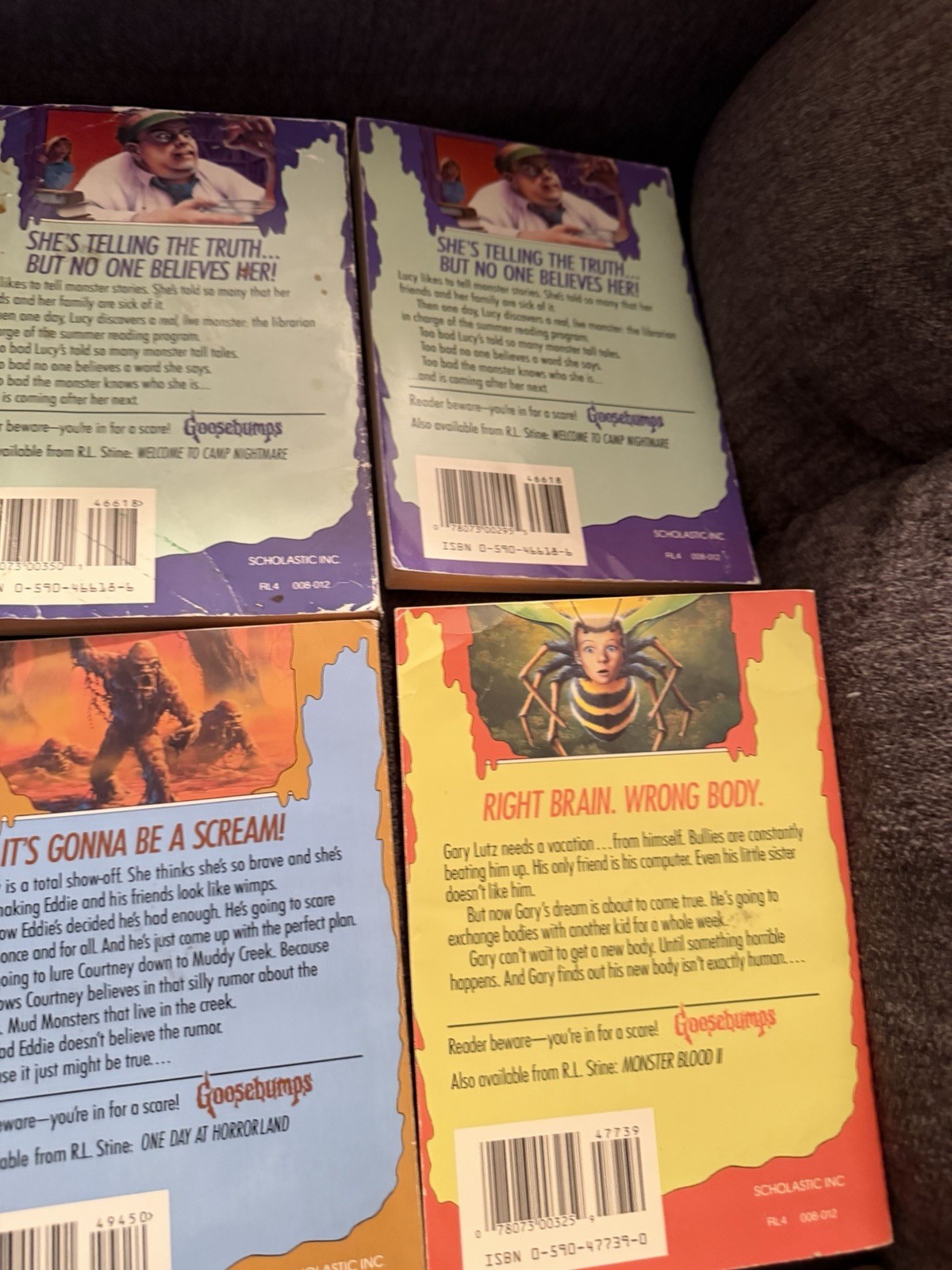 Mixed Lot of 33 Goosebumps 90s Books R.L Stine