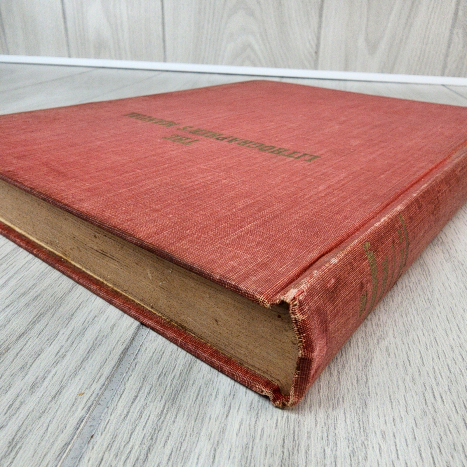 1940 VTG Book The Lithographers Manual W Selling Production Management 1st Ed.