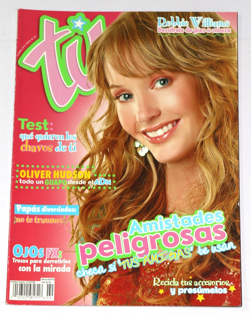 Y2K Tu Spanish Teen Magazines Lot 8 Shakira J-Lo Eminem Thalia 2000s