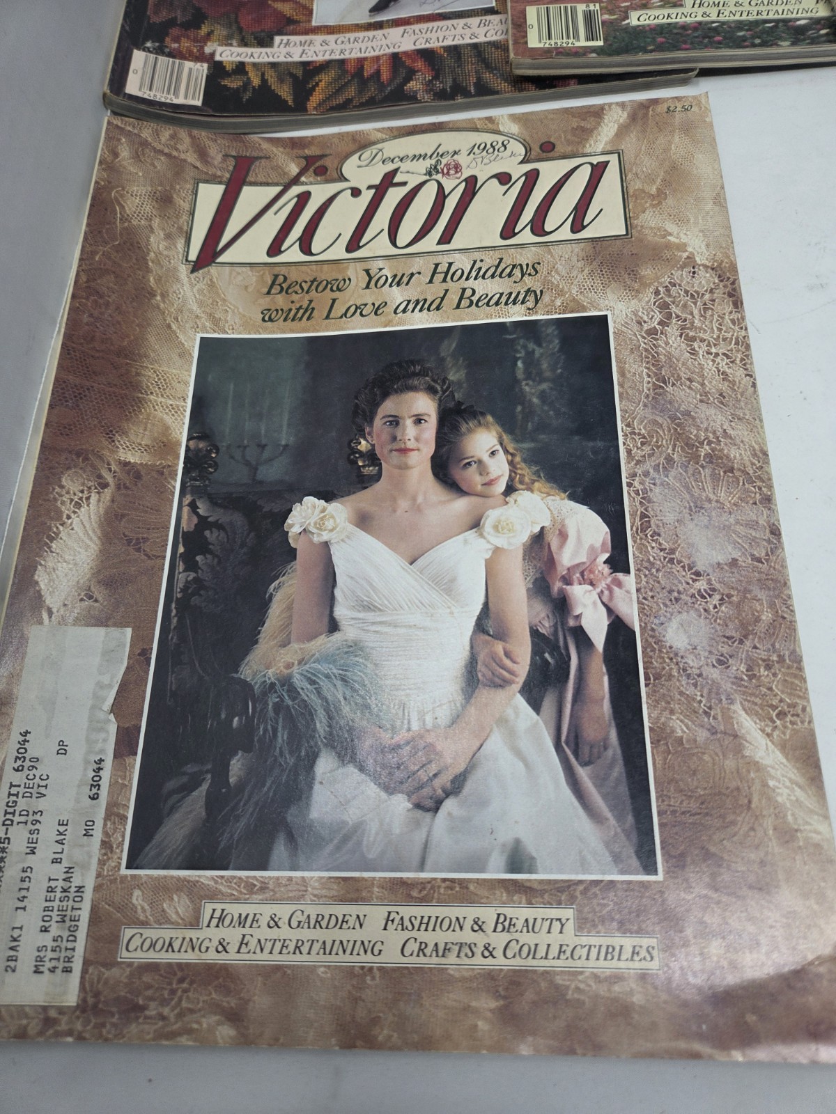 Mixed Lot of 10 Victoria Magazine (1987-1991) Lot 1
