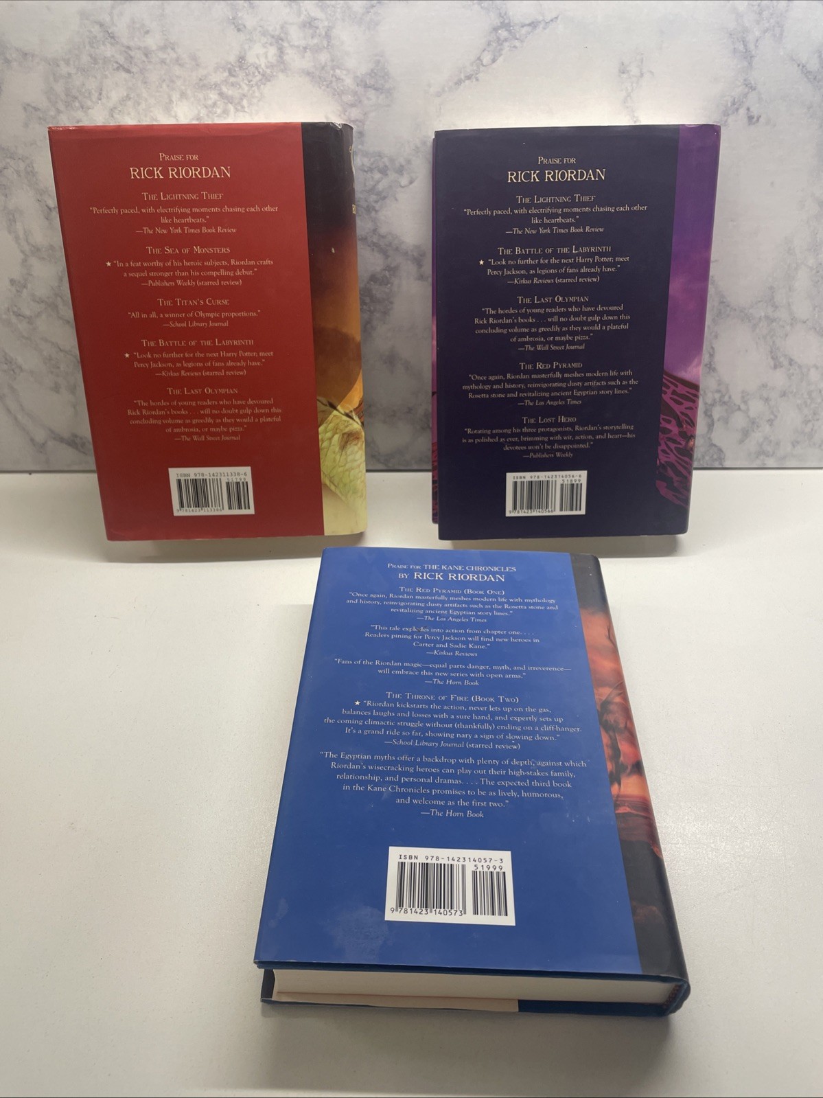 Magnus Chase 1-3 & Kane Chronicles Series 1-3 Complete Set Lot HC Rick Riordan