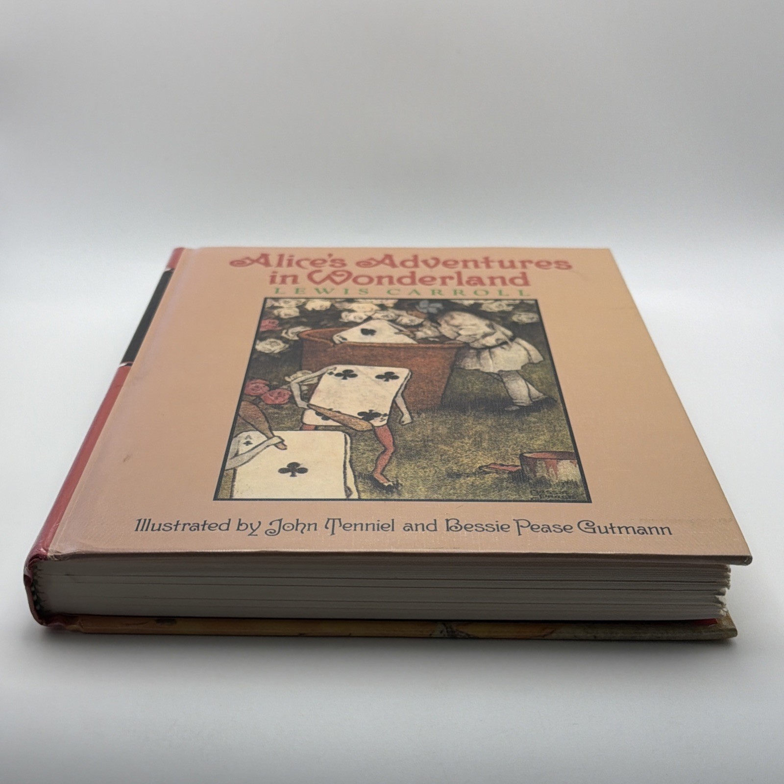 Vintage 1988 Alice&rsquo;s Adventures in Wonderland by Lewis Carroll Hardcover Book