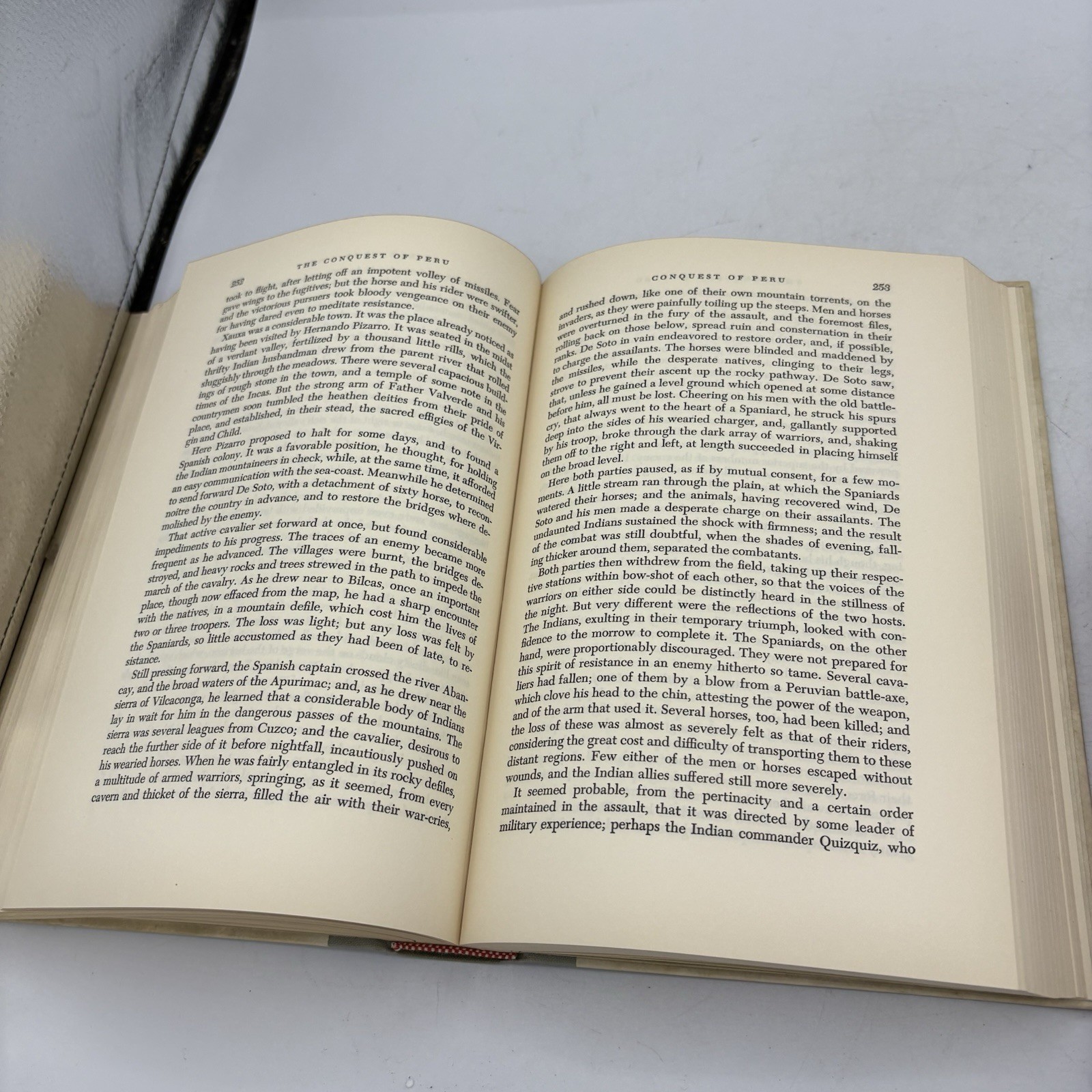 Vintage The Conquest Of Peru Pizarro Prescott Hardcover Slipcase Newsletter 1957