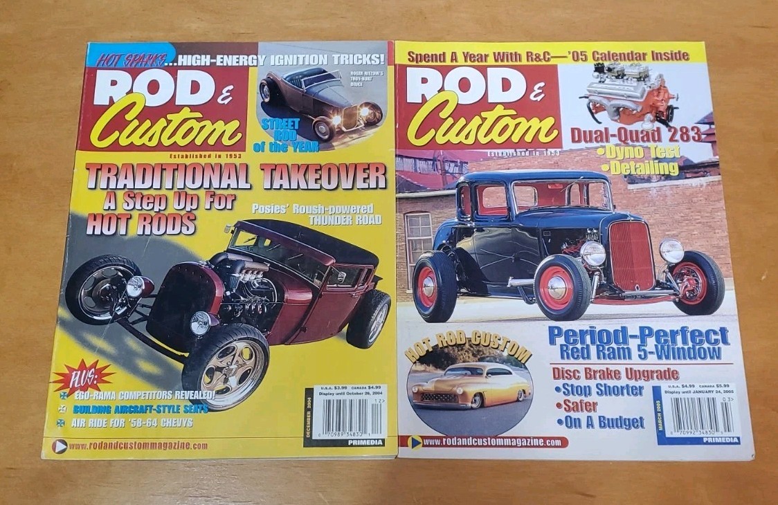 Rod & Custom Magazine Mixed Lot Of 32 From 1995-2004-05-06-07-09-10-11-12-13-14