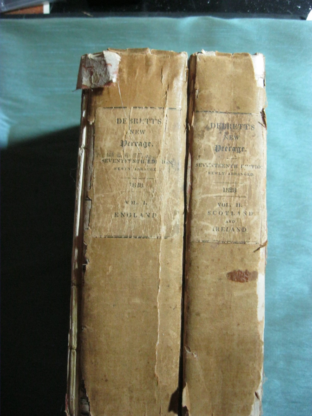 Debrett&rsquo;s Peerage of the United Kingdom Vol. I and II, 1828