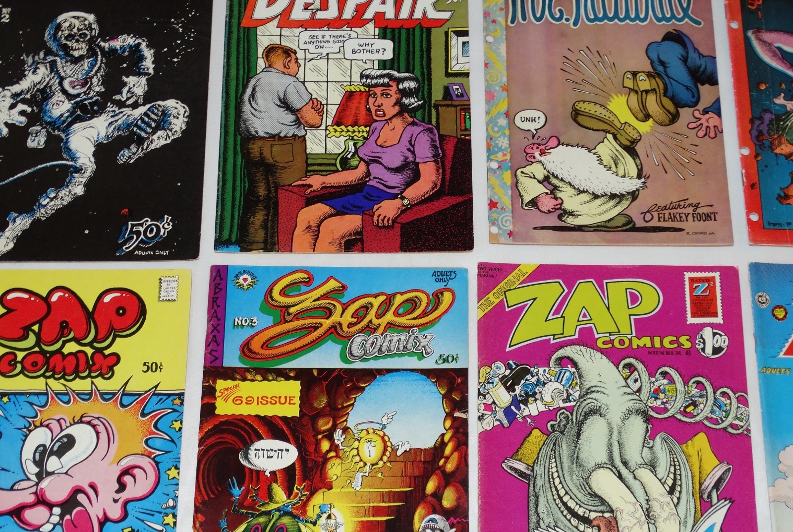 Underground Comix Mixed Lot All Printings 1960&rsquo;s/1970&rsquo;s Last Gasp Rip Off Apex