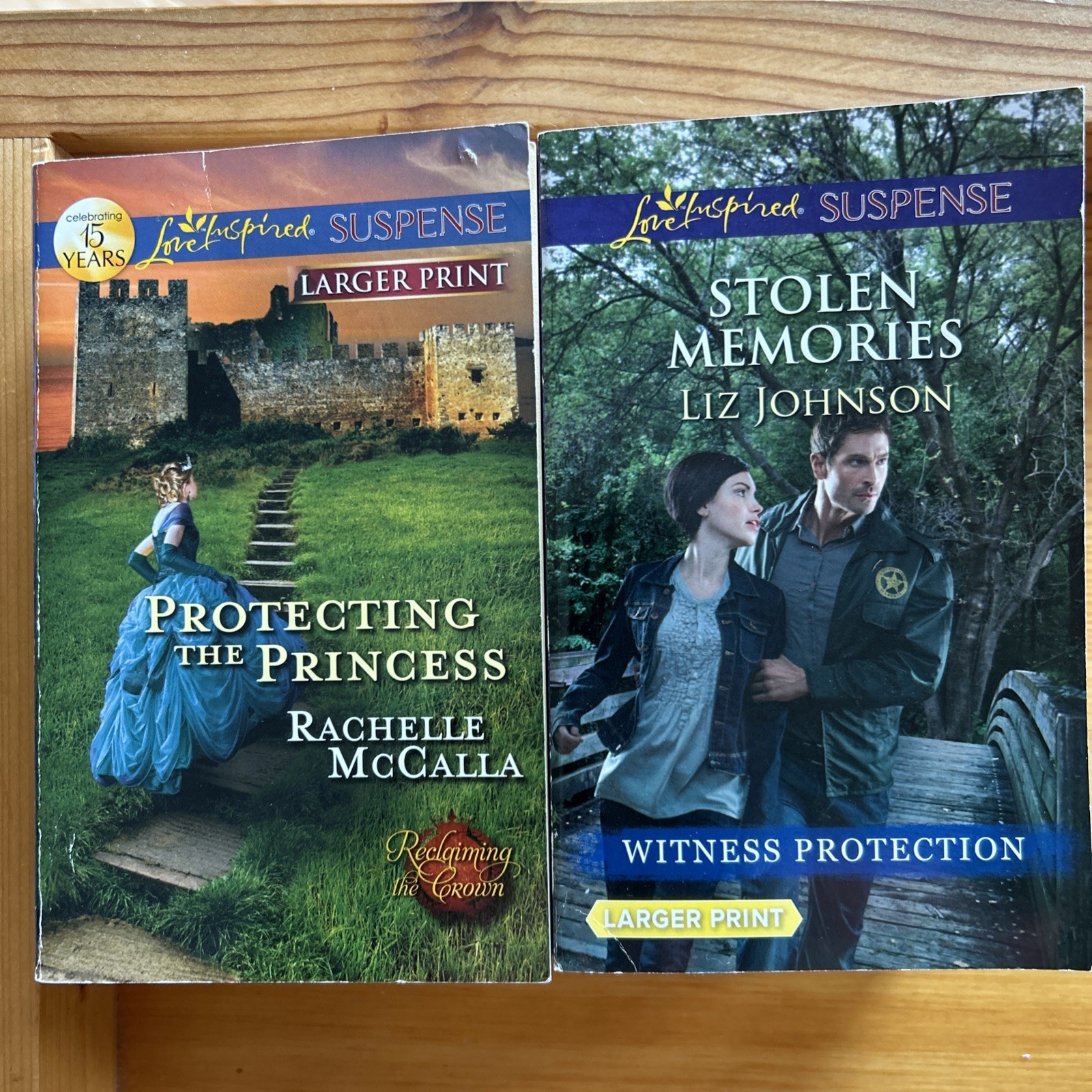 Love Inspired Suspense Inspirational Romance Paperback Larger Print Lot of 25