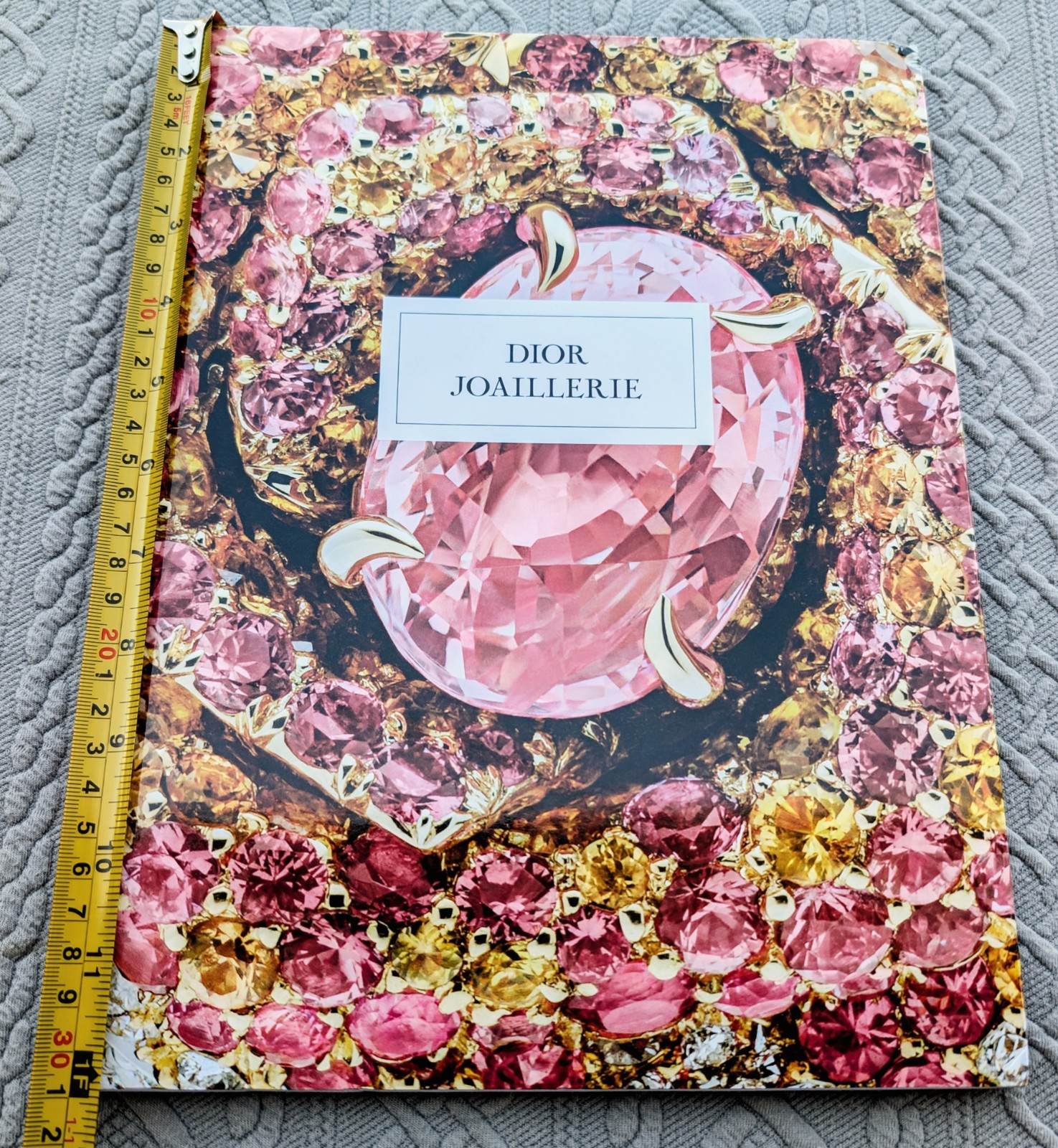 DIOR JOAILLERIE (2013) Hardcover/Color 67 Page Coffee Table Book ~ 12.25&Prime; x 9.5&Prime;