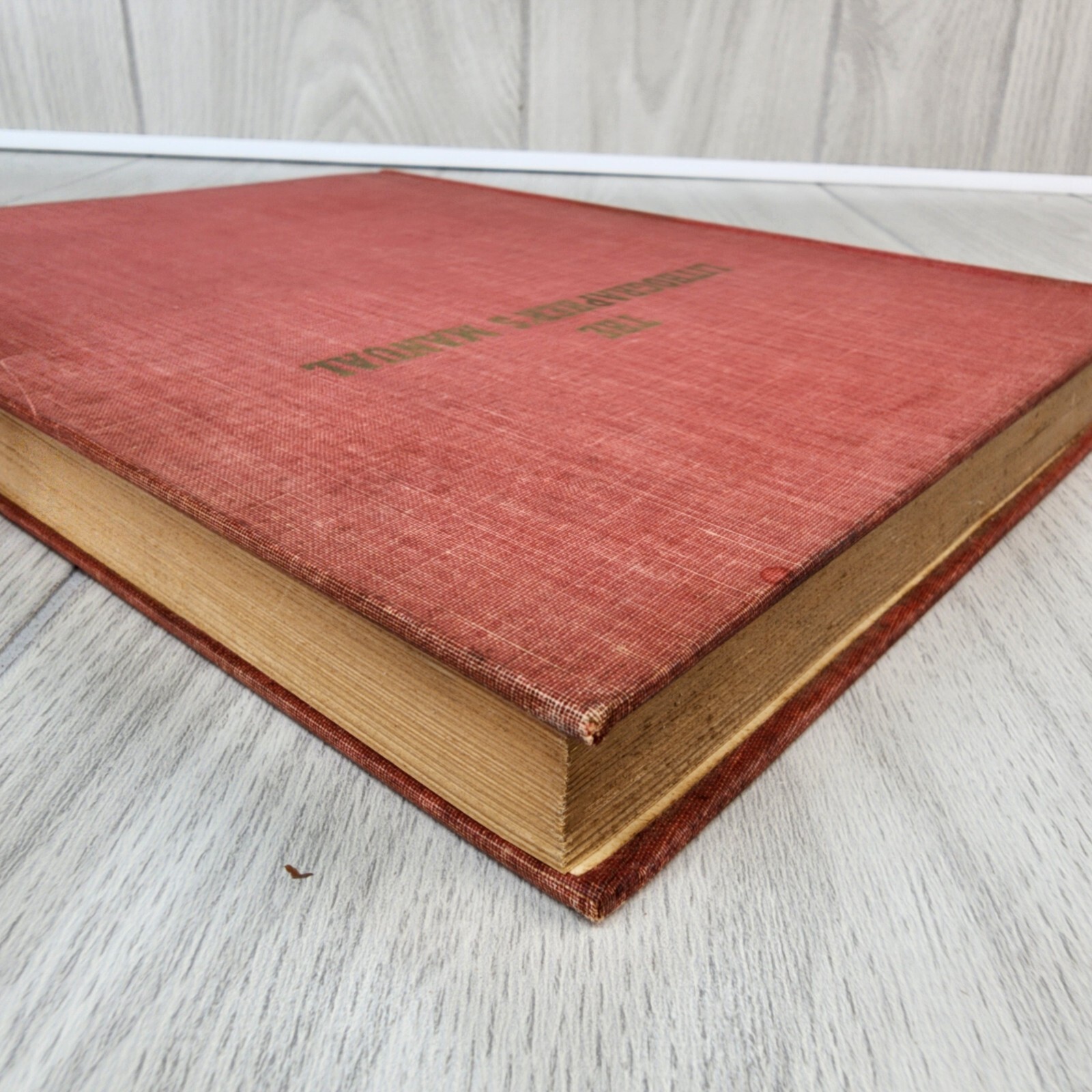 1940 VTG Book The Lithographers Manual W Selling Production Management 1st Ed.