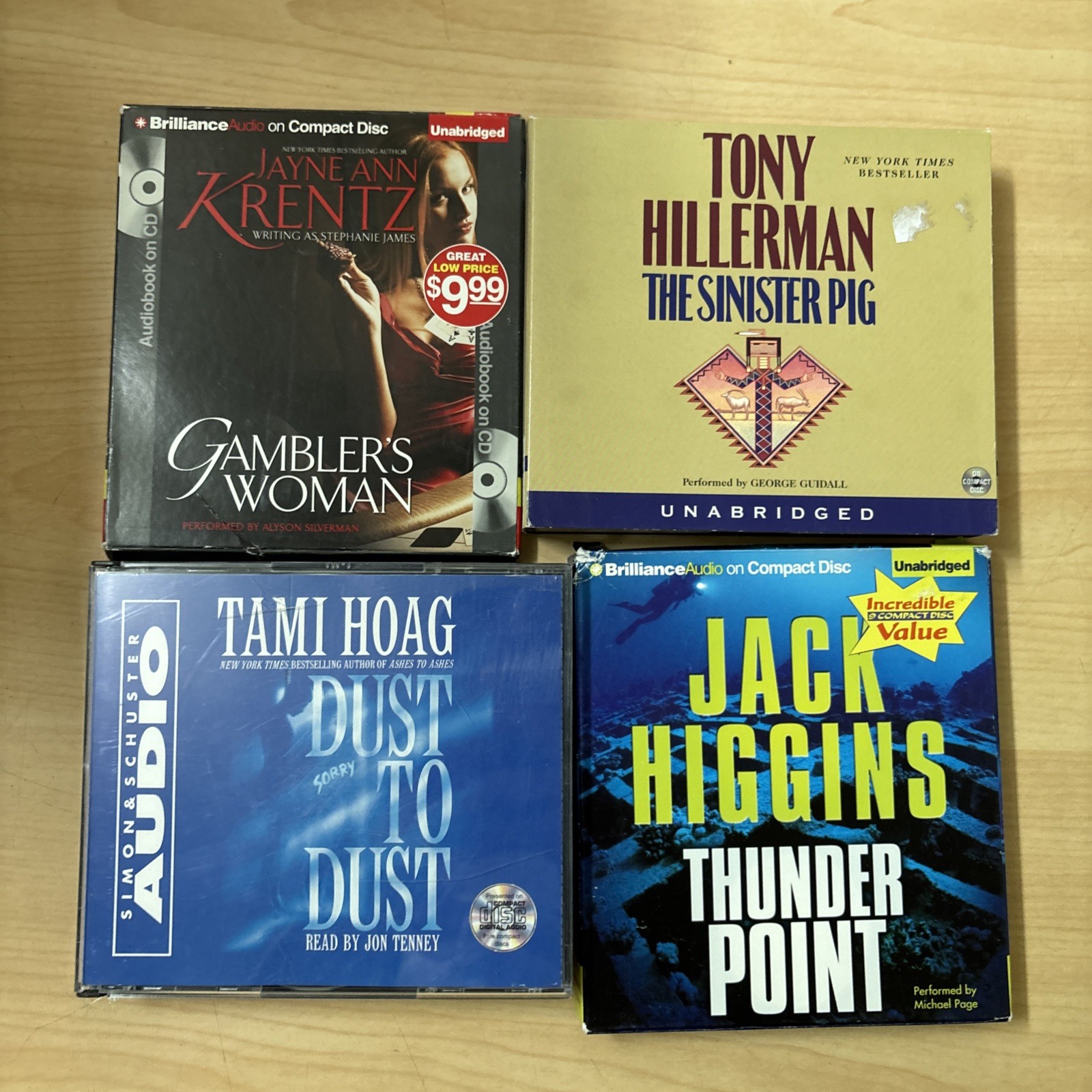 Mixed Lot 70 Audiobook Books on CD Wholesale Bulk Romance Thriller Nonfiction