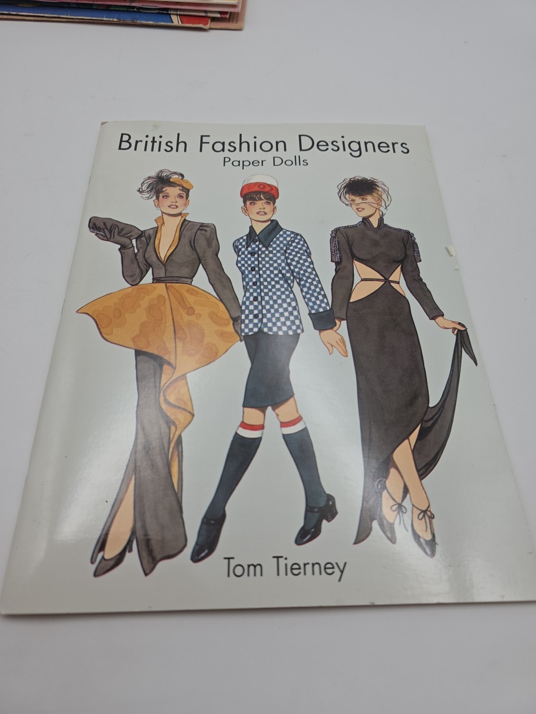 Rare British Fashion Designers Paper Dolls 1950 to 1997 By Tom Tierney