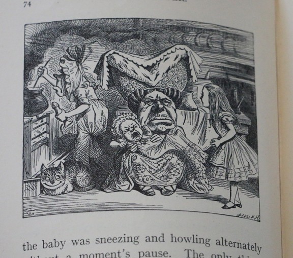 Vintage Alice&rsquo;s Adventures in Wonderland, Illustrated by John Tenniel, 1953