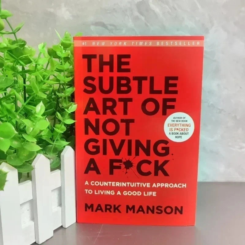 New « The Subtle Art Of Not Giving A F Mark Manson Hardcover » Stress Relief Book