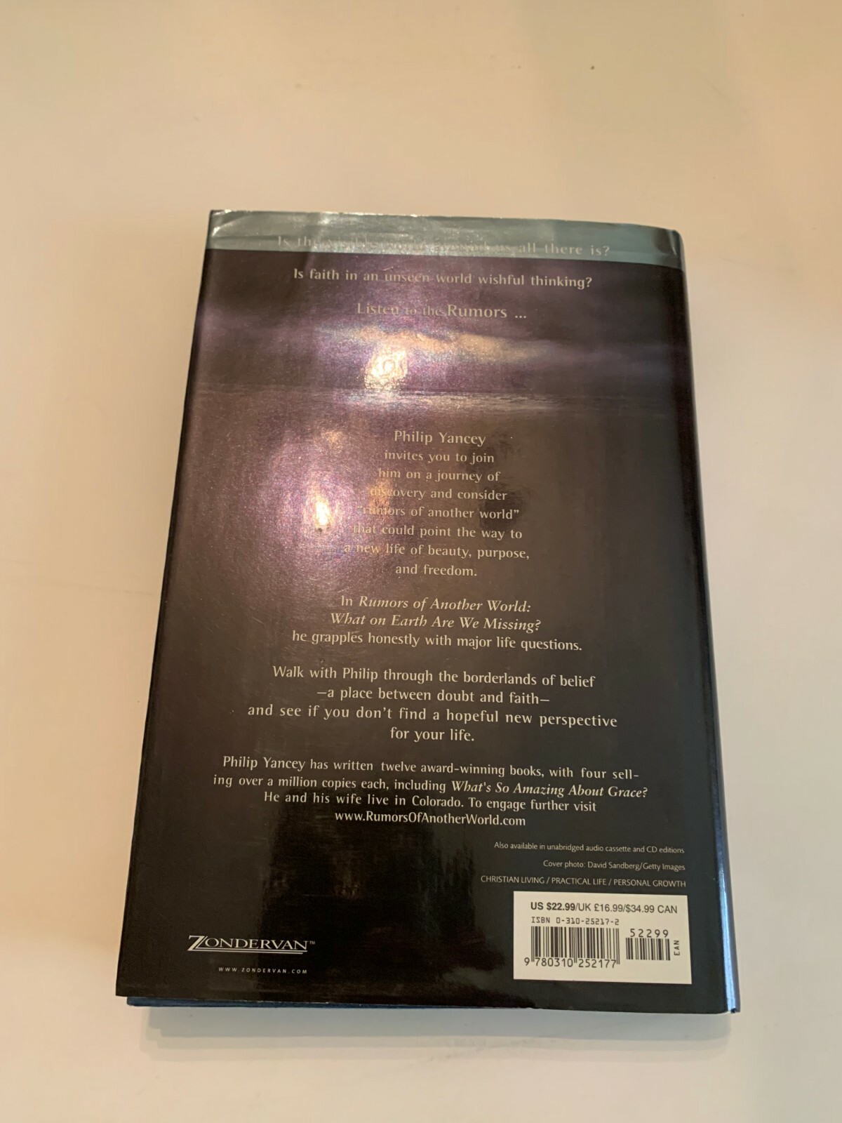 2003 Rumors Of Another World by Philip Yancey Hardcover With Dust Jacket