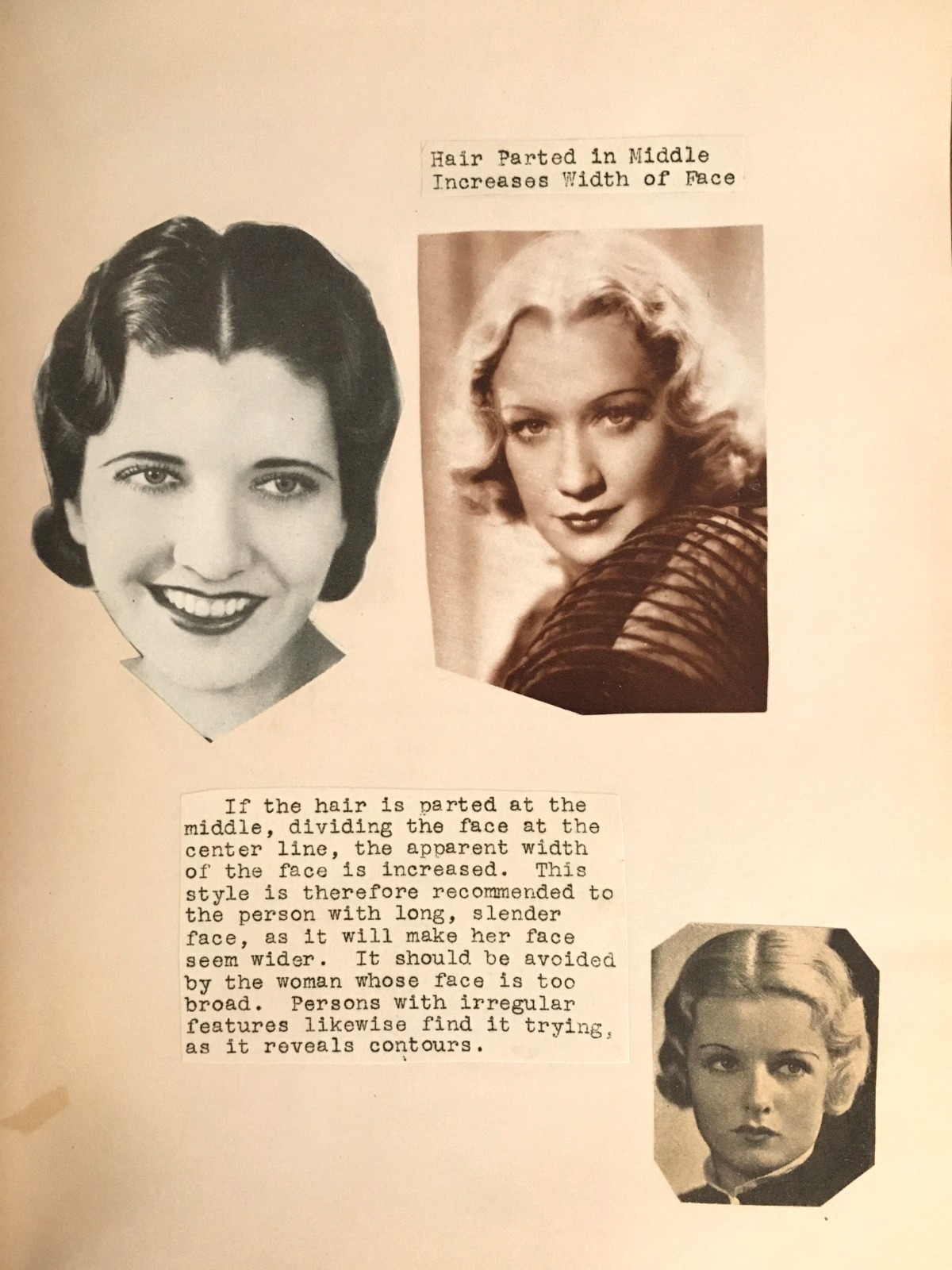 1933 Business School Women&rsquo;s Course Book Hair Fashion Makeup Woodbury College LA