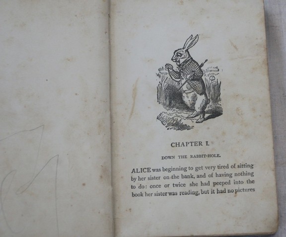 Scarce Antique Alice&rsquo;s Adventures in Wonderland, Illust John Tenniel, 1893