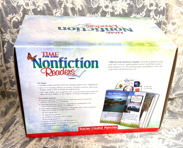 Time for Kids Nonfiction Readers Foundations Boxed Set For Teachers Home School