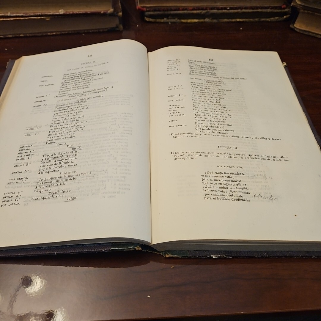 Antique 1855, OBRAS COMPLETAS D. ANDRL DR SAAVEDRA, DUQUE DE RIVAS, Vol 4