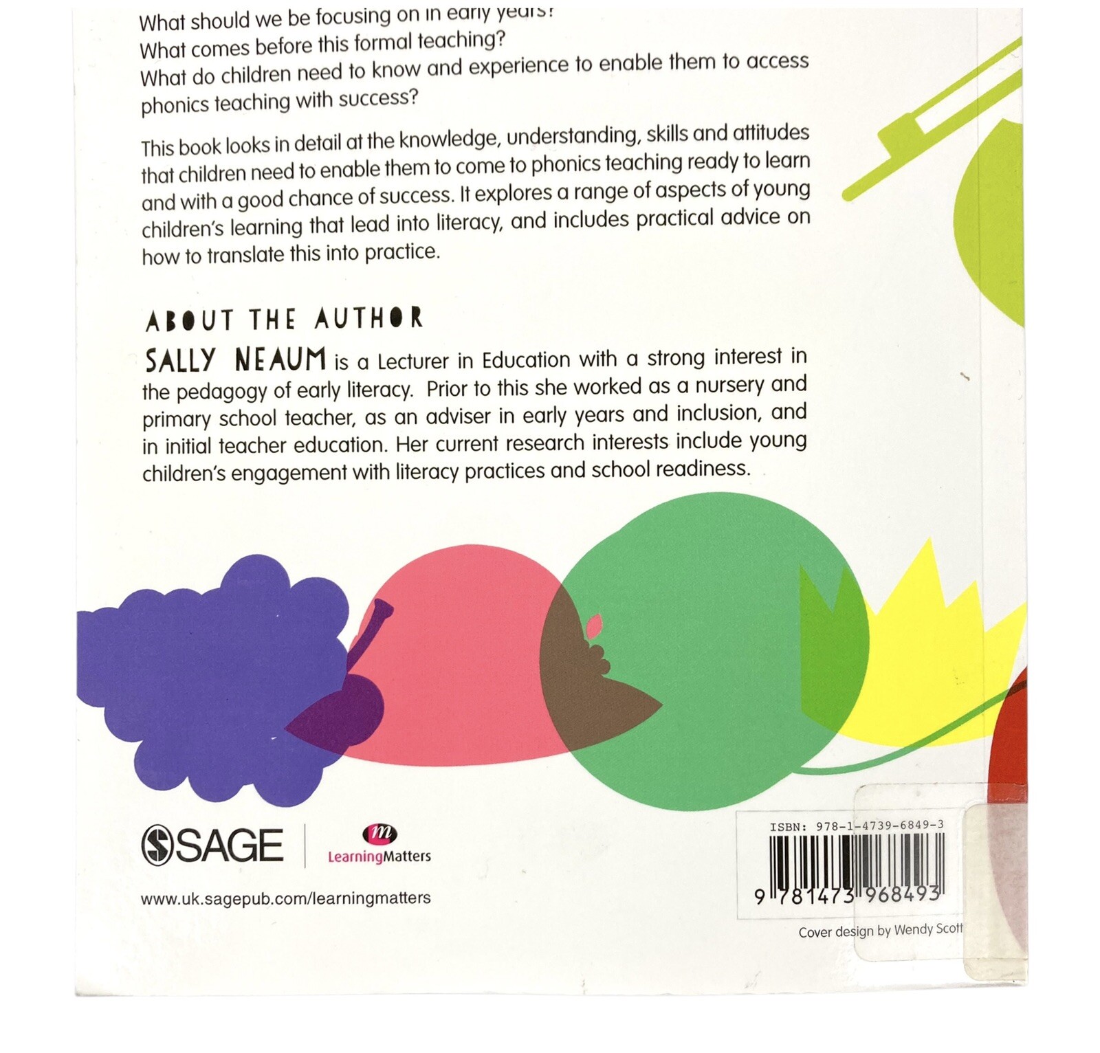 What Comes Before Phonics? 2017 Neaum, Sally, Book, Very Good Used
