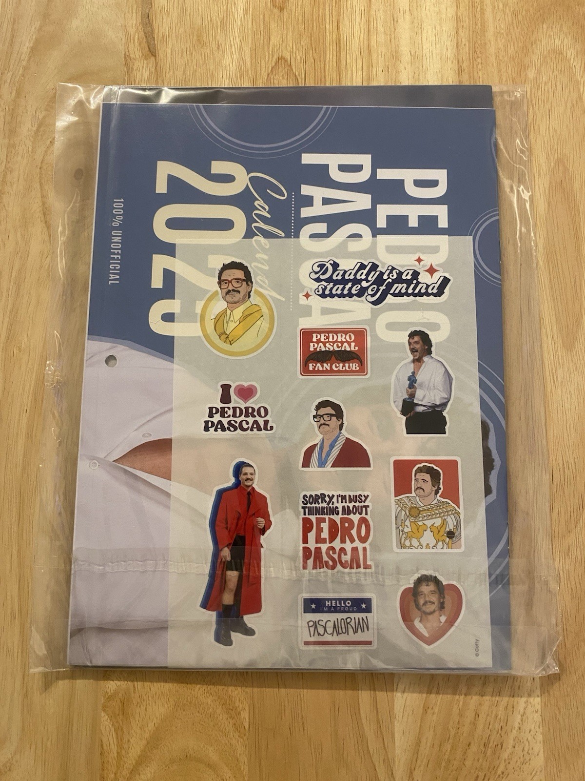 The Ultimate Pedro Pascal Fan Pack 2025 Calendar Poster Stickers #2 US SELLER