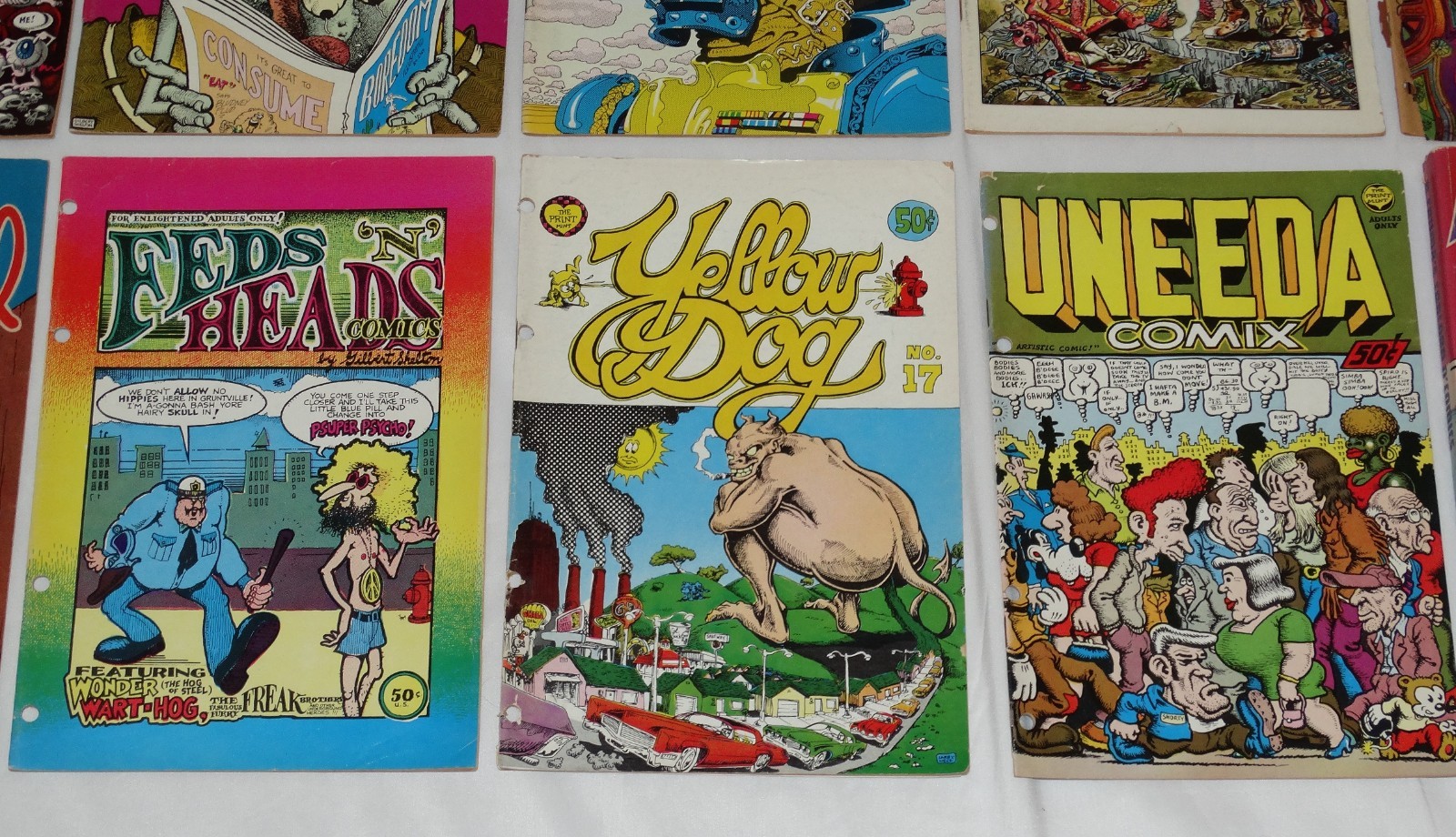 Underground Comix Mixed Lot All Printings 1960&rsquo;s/1970&rsquo;s Last Gasp Rip Off Apex