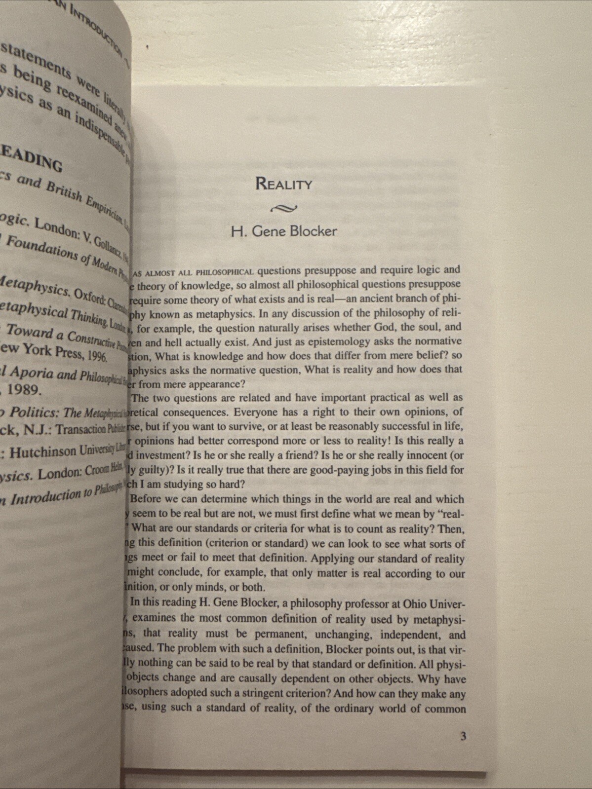 Rare, Symposia Readings In Philosophy Compiled By Ralph Baergen