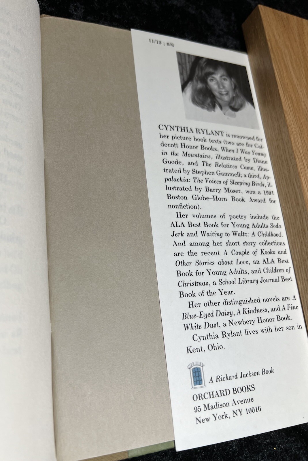SIGNED CYNTHIA RYLANT – “Missing May”, 1993 Newberry Award Winner, 1st ed.