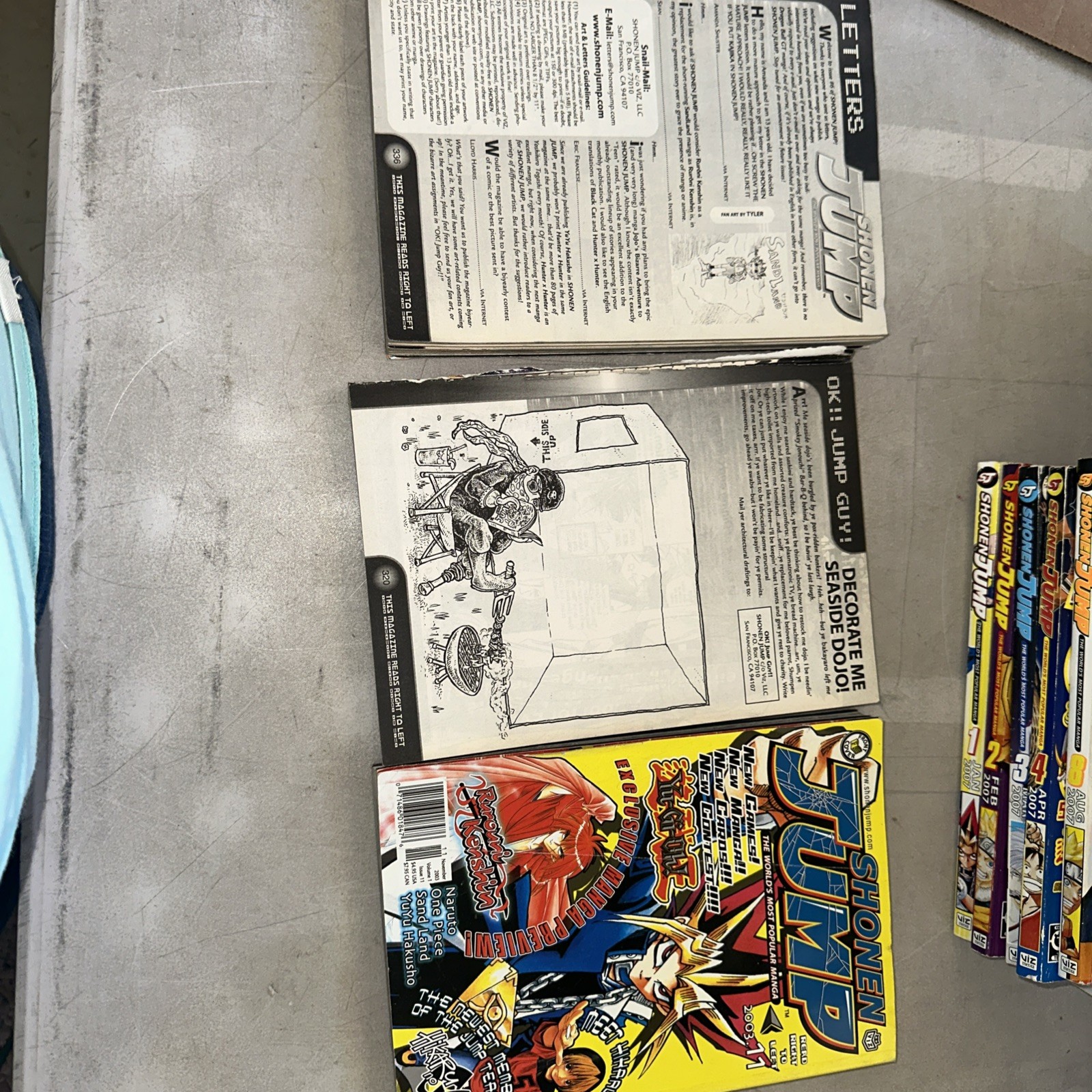 Vintage Lot of 18 Shonen Jump Manga Magazine 2003 2005 2006 2007