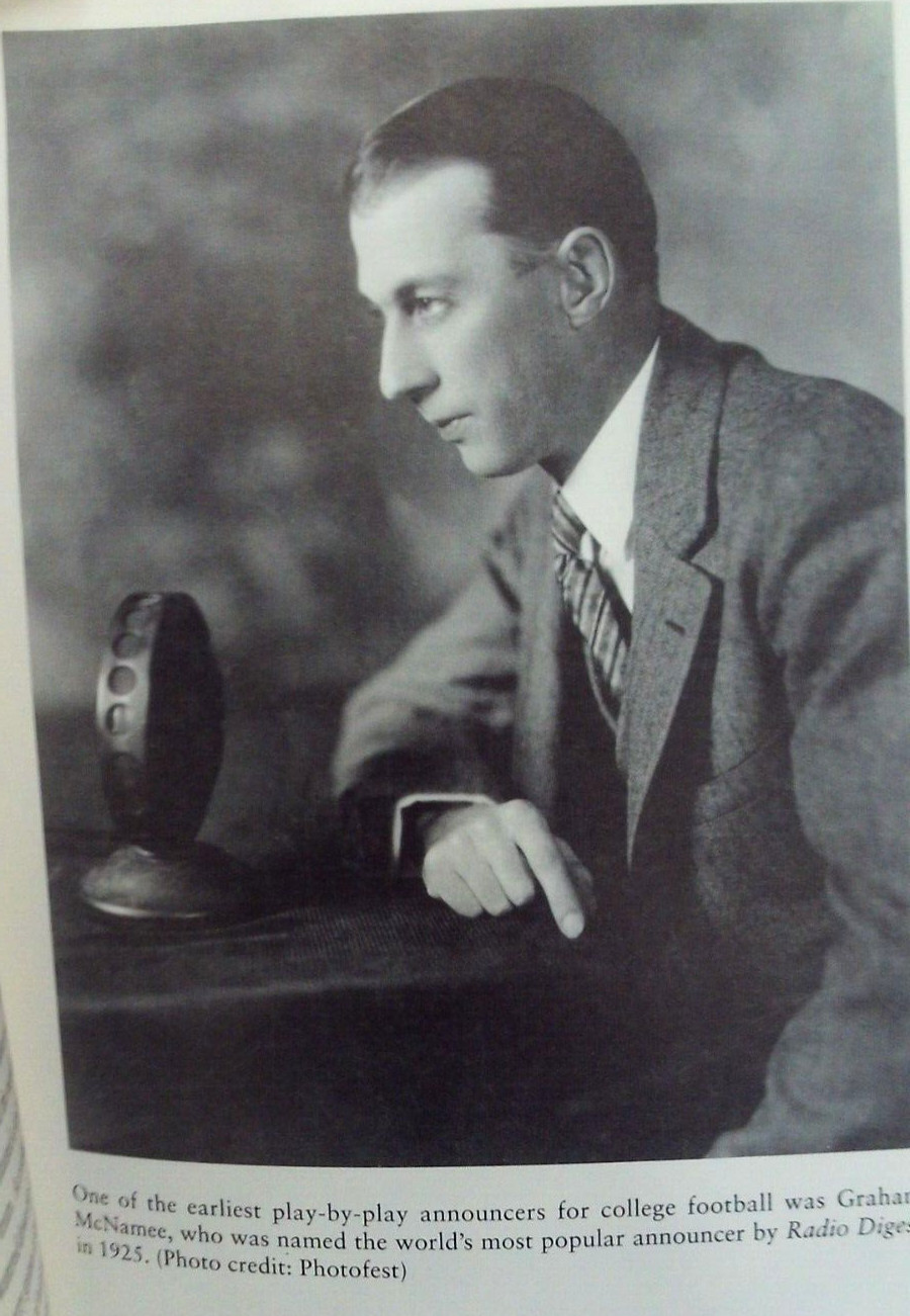 Signed 1st,NOTRE DAME FIGHTING IRISH FOOTBALL: ITS HISTORY IN RADIO BROADCASTING