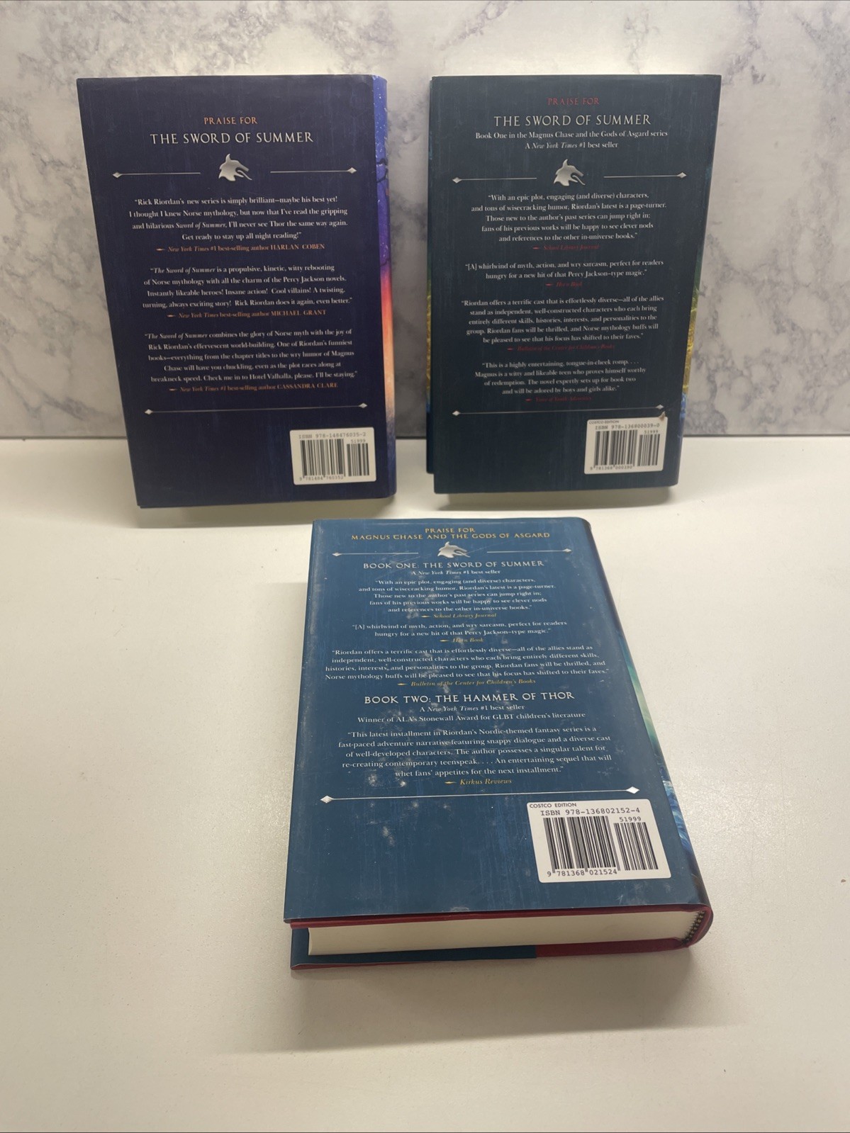 Magnus Chase 1-3 & Kane Chronicles Series 1-3 Complete Set Lot HC Rick Riordan