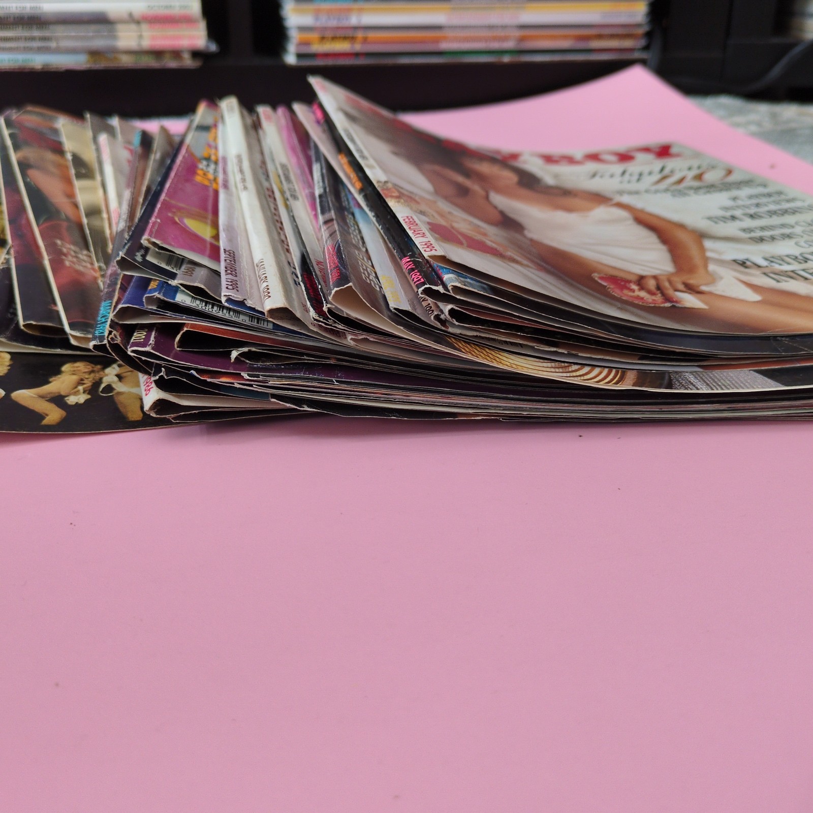 50 Playboy Magazine Cover Only Mixed Lot