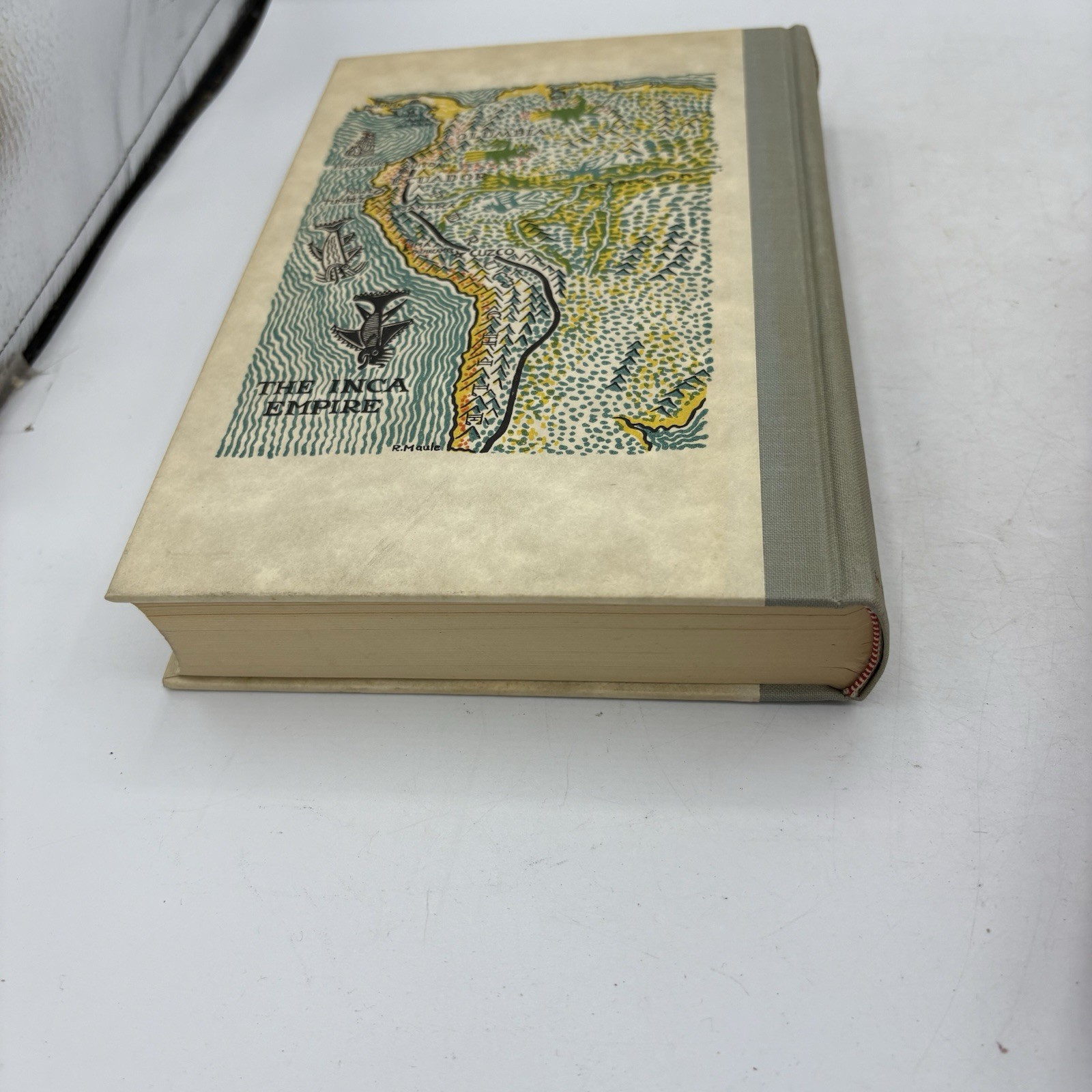 Vintage The Conquest Of Peru Pizarro Prescott Hardcover Slipcase Newsletter 1957