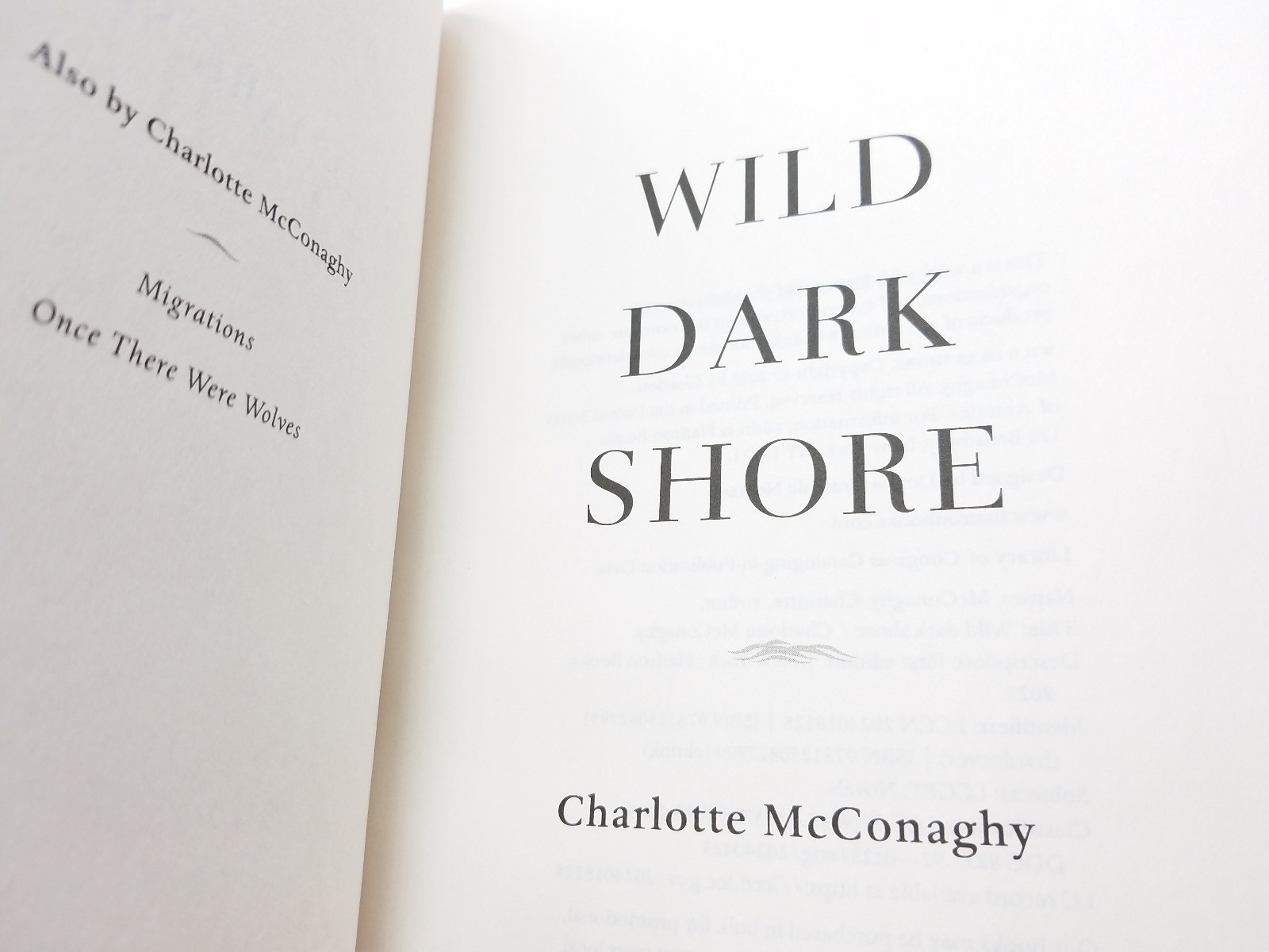Wild Dark Shore: Reese&rsquo;s Book – Hardcover, by McConaghy Charlotte. NEW! 2025