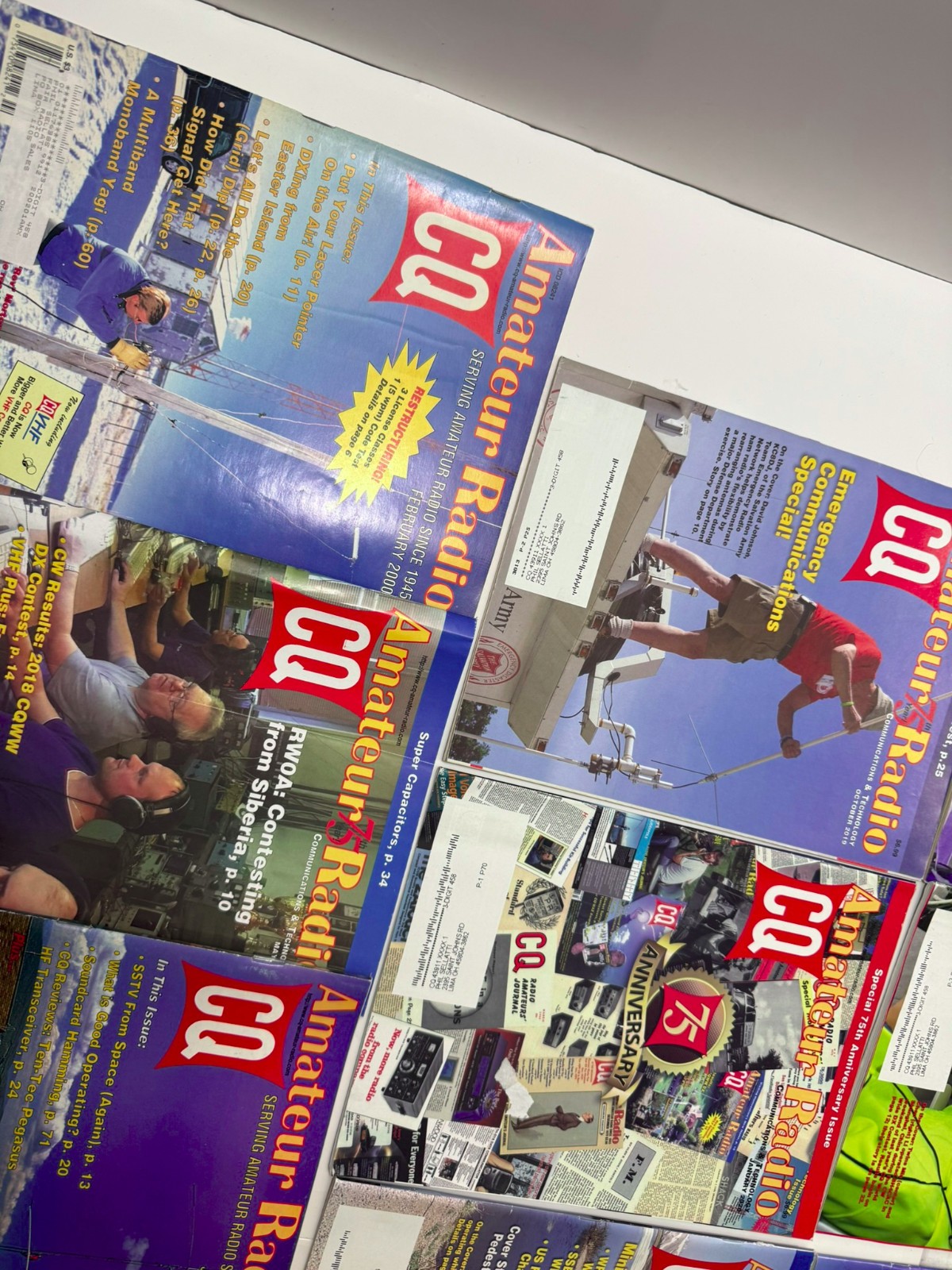 Lot of 13 Amateur Radio CQ Magazine Issues Various Years mostly 2010s great gift